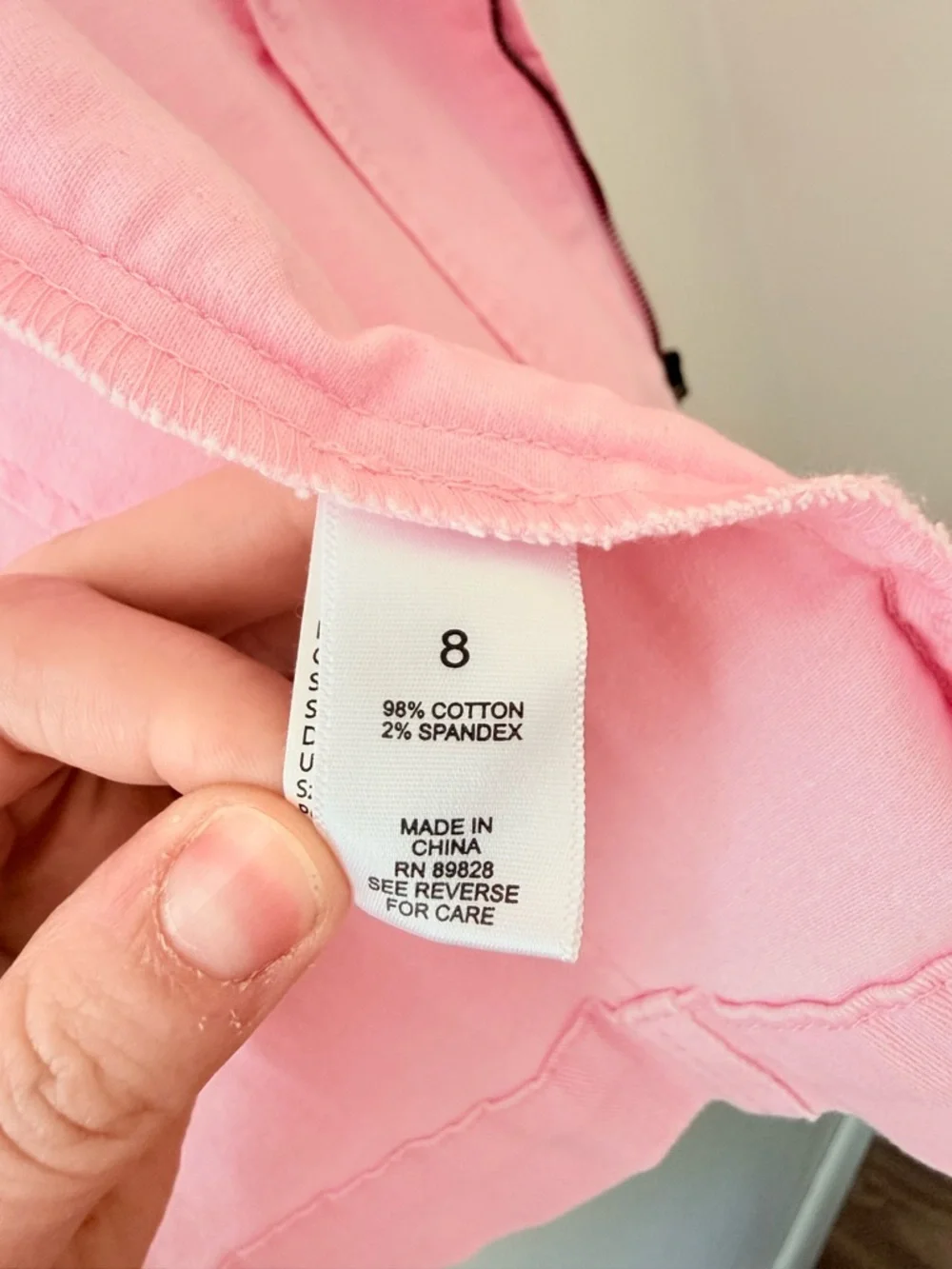 Barbie Pink Jean Jacket Medium (8) LOGO Lori Goldstein Bubblegum Pink ZipUp NWOT - Picture 10 of 14